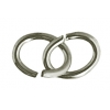 Jump Ring Oval 4X5mm 21gauge Gunmetal